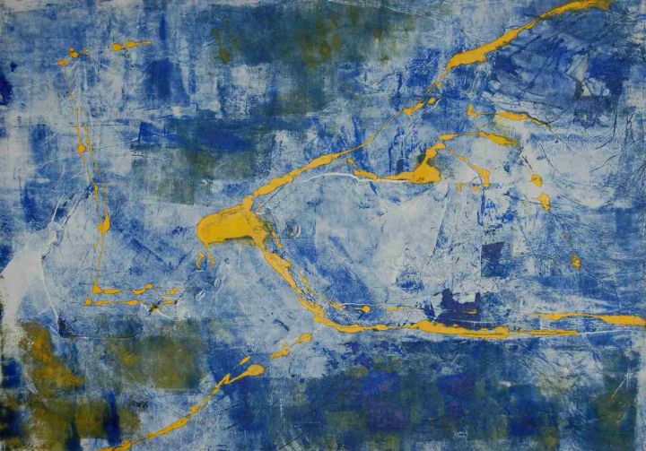 267  Pechvogel  2006 Monotypie 46,5x56,5